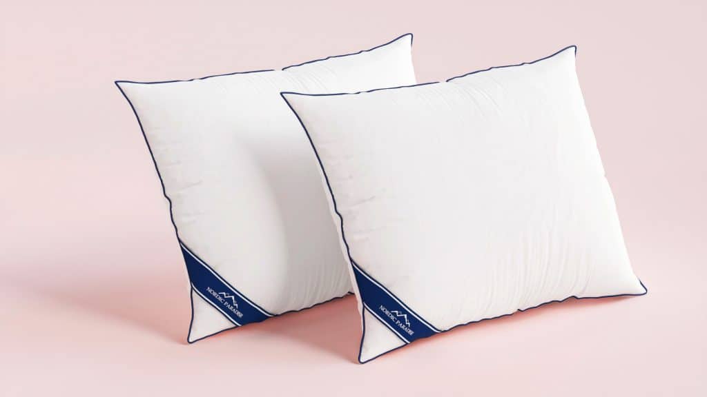 2 feather pillows